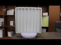 Синтетические волокна кондиционера воздушные потоки фильтра 5um индикаторной панели Pre большие