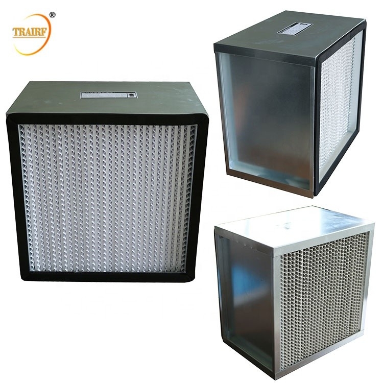 300*550*300mm H12 H13 глубоко плиссируют фильтр HEPA для клобука ламинарной подачи