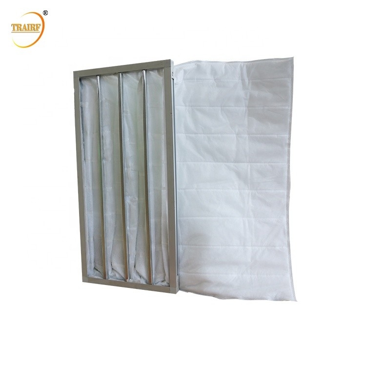 Nonwoven ткань плавит надутый воздушный фильтр сумки кармана для кондиционирования воздуха