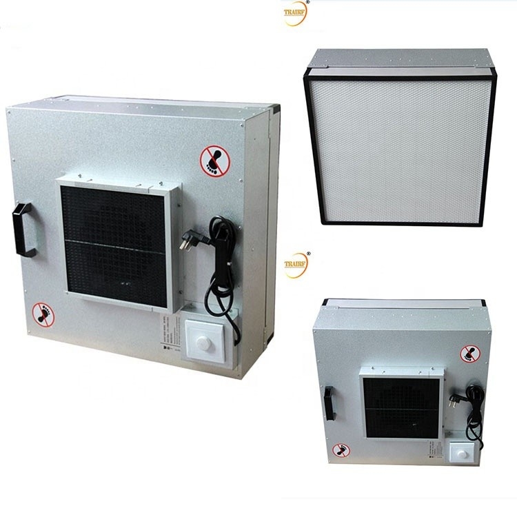 Блок AC220V 50Hz фильтра FFU ISO серебряный HEPA для чистой будочки