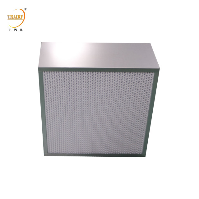 Глубокий плетеный сепаратор с ламинарной капсулой для потока H13 H14 Hepa Filter