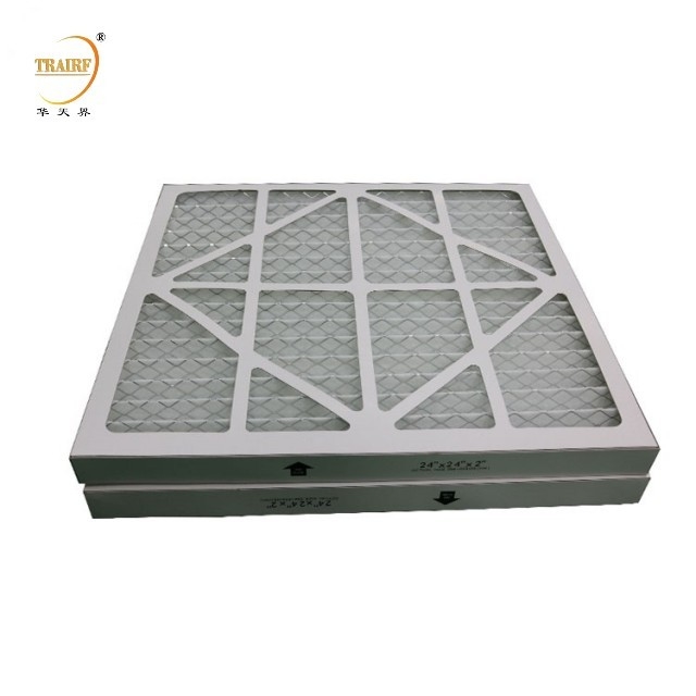 G3 G4 HVAC предварительный фильтр Merv 8/11/13/14 Бумажная рама плитный воздушный фильтр для системы кондиционирования воздуха